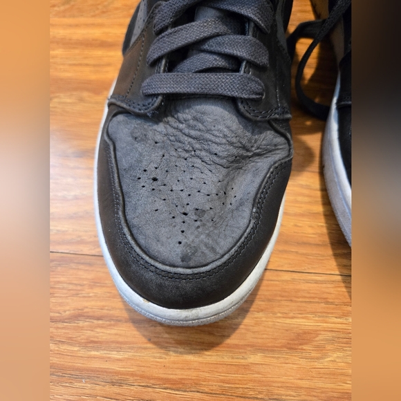 Jordan 1 Mid Nouveau Anti Gravity Black Men Size 12 Shoes - Picture 4 of 13